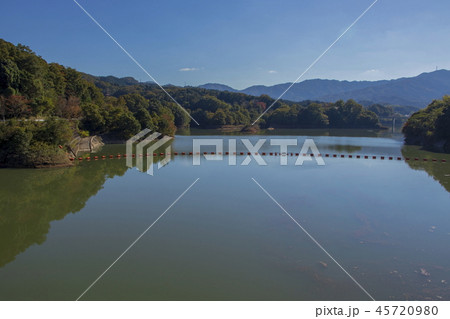 緑水湖_鳥取県日南町_ダム湖 緑水湖_鳥取県日南町_ダム湖 45720980