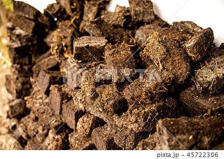 peat, closeup of a stock 45722306