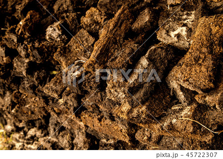 peat, closeup of a stock 45722307