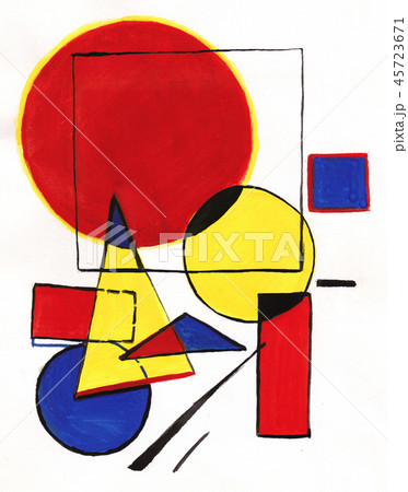 abstract picture, geometric figures abstract picture, geometric figures 45723671