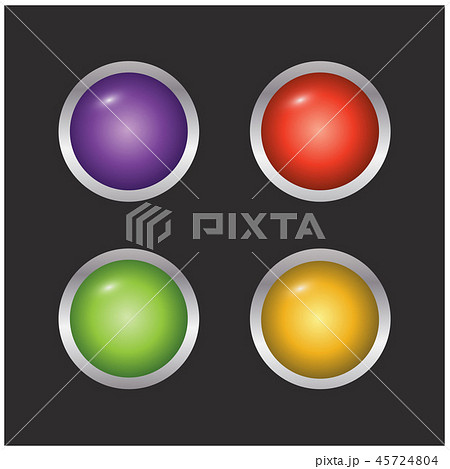 Set of 4 Coloured Buttons on Set of 4 Coloured Buttons on 45724804
