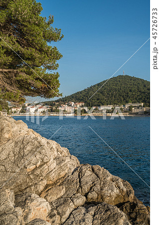 Beautiful rocky Croatian coast in Dubrovnik 45726733