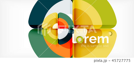 Circles and triangles geometric abstract background. Trendy abstract layout template for business or Circles and triangles geometric abstract background. Trendy abstract layout template for business or 45727775