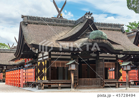 住吉大社 第三本宮の写真素材