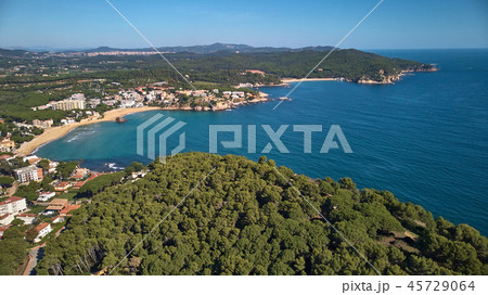 Aerial drone picture from Costa Brava in Catalonia Aerial drone picture from Costa Brava in Catalonia 45729064