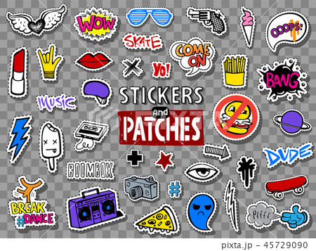 Hipsters teens stickers and patches Hipsters teens stickers and patches 45729090