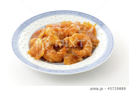 エビチリ蛍焼き皿入り エビチリ蛍焼き皿入り 45729889