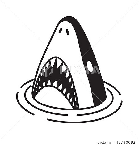 shark vector fish icon logo dolphin whale cartoon 45730092