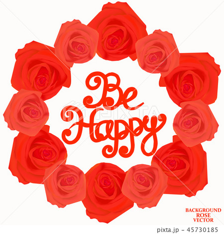 Be happy background. Vector 45730185
