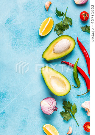 Ingredients for guacamole 45731652