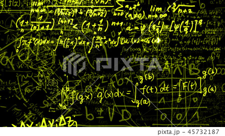 Abstract blocks of mathematical formulas Abstract blocks of mathematical formulas 45732187
