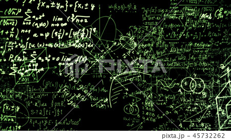 Abstract blocks of mathematical formulas Abstract blocks of mathematical formulas 45732262