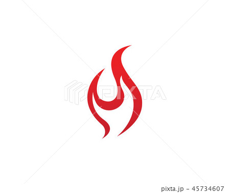 Fire flame Logo Template vector Fire flame Logo Template vector 45734607