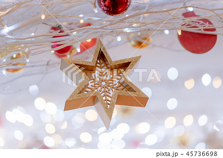 グラフィック素材(背景、玉ボケ、イルミネーション、クリスマス) グラフィック素材(背景、玉ボケ、イルミネーション、クリスマス) 45736698