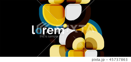 Geometric modern abstract background 45737863