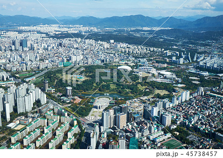 オリンピック公園 公園 航空写真 45738457