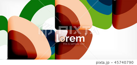 Circle abstract background 45740790
