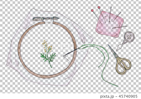 Handmade handicraft embroidery Handmade handicraft embroidery 45740905