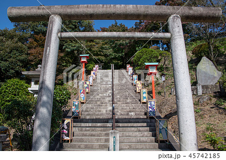 縁結び 足利織姫神社 大鳥居 縁結び 足利織姫神社 大鳥居 45742185