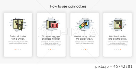 How to use coin locker. How to use coin locker. 45742281