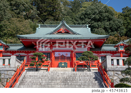 縁結び 足利織姫神社 社殿 縁結び 足利織姫神社 社殿 45743615