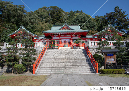 縁結び　足利織姫神社　社殿 45743616