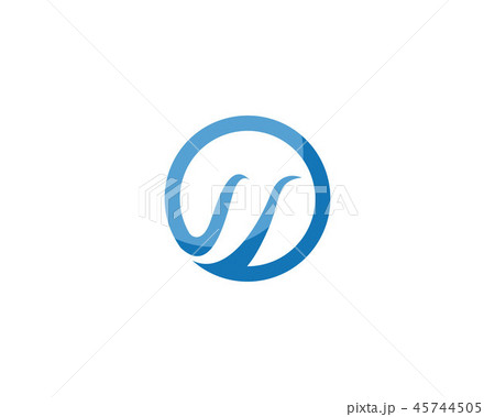 Wave  logo vector 45744505
