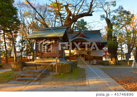 川中島八幡社の旧本殿 川中島古戦場史跡公園 川中島八幡社の旧本殿 川中島古戦場史跡公園 45746890
