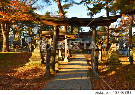 川中島八幡社の鳥居 川中島八幡社の鳥居 45746893