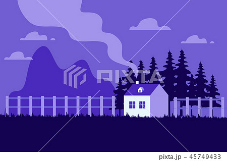 countryside scene modern flat design vector countryside scene modern flat design vector 45749433