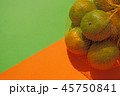Oranges in a net sack 45750841