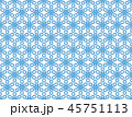 winter pattern with stylized snowflakes 45751113
