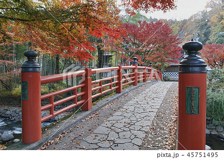 秋の楓橋(修善寺温泉) 45751495