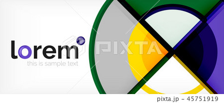 Modern geometric abstract background 45751919