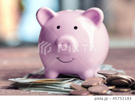 piggy bank with money piggy bank with money 45752183