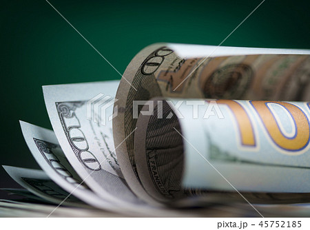 stack of dollars 45752185