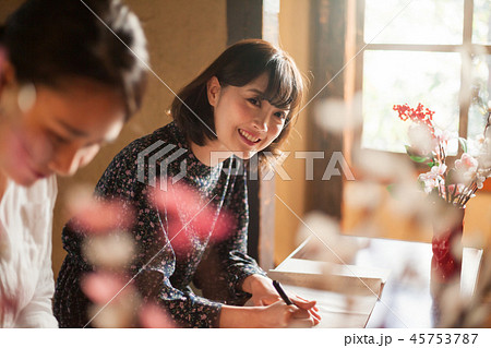 女子旅イメージ 写経体験 女子旅イメージ 写経体験 45753787