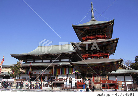 初詣の成田山新勝寺にて(千葉県成田市) 初詣の成田山新勝寺にて(千葉県成田市) 45754991