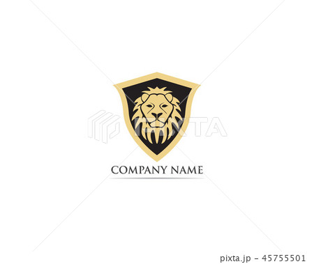 Lion Head Mascot Logo And Symbol Vectorのイラスト素材