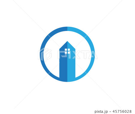 home buildings logo symbols icons template 45756028