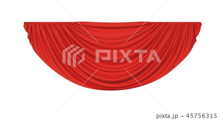 Red pelmet drapery curtain Red pelmet drapery curtain 45756315