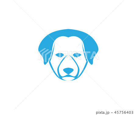 Dog head symbol and logo vector Dog head symbol and logo vector 45756403