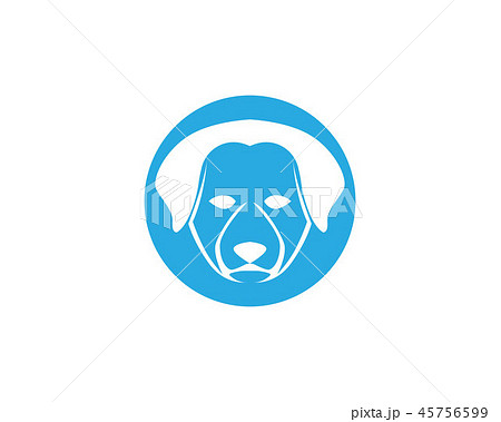 Dog head symbol and logo vector Dog head symbol and logo vector 45756599