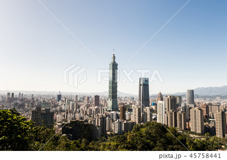 View of Taipei 101 world trade center building 45758441