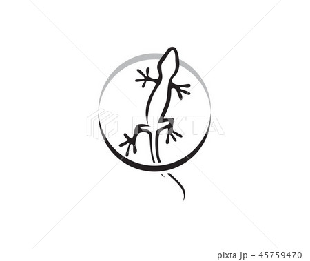 Lizard Chameleon Gecko Silhouette  45759470