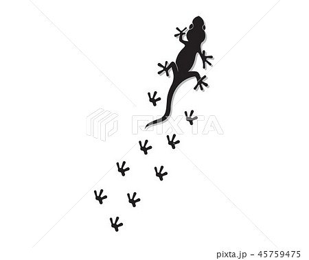 Lizard Chameleon Gecko Silhouette のイラスト素材