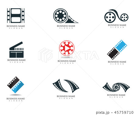 Film logo and symbols vector template 45759710