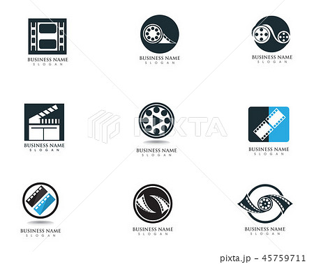 Film logo and symbols vector template 45759711