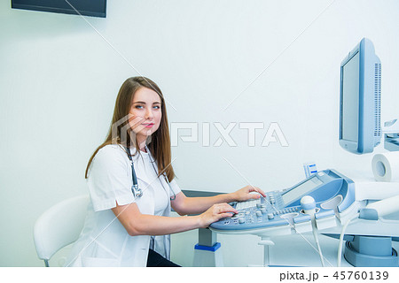 Portrait of doctor, ultrasound specialist 45760139