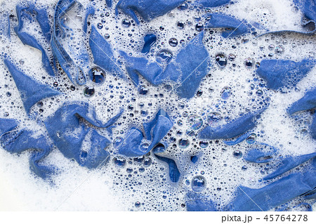 Washing Jeans shirt, soaked Washing Jeans shirt, soaked 45764278